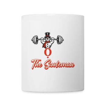Frosty the swoleman Christmas Fitness Humor - Mug - white - Front