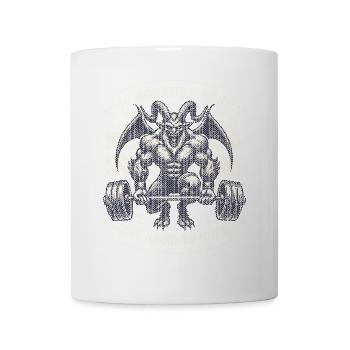 Krampus Trainiert Für Die Unartigen - Tasse - Weiß - Vorne