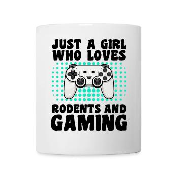 Gamer and Rodents: Video Games and Little Companions - Mug - white - Front