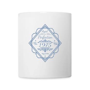 Birthday Vintage 1975 Perfection - Tasse - Weiß - Vorne