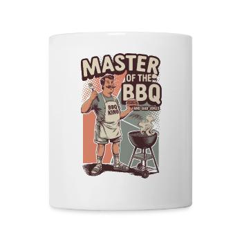 Retro BBQ Master Funny Grill King - Mug - white - Front