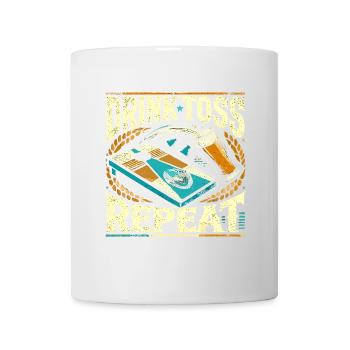 Getränkewurf Wiederholung - Tasse - Weiß - Vorne