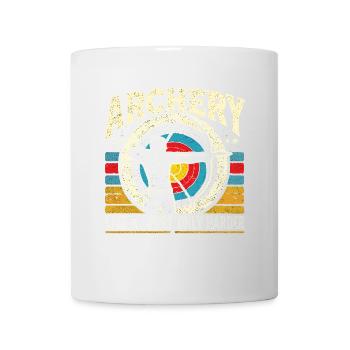 Bogenschießen wie ein Sport, nur härter - Tasse - Weiß - Vorne