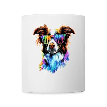 Border Collie Dog Lover Puppy Cute Collies - Mug - white - Front