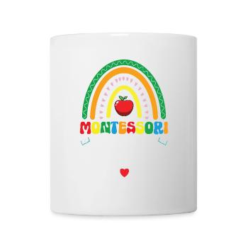 Montessori-lehrer, Mein Ziel Ist Das Ergebnis, - Tasse - Weiß - Vorne