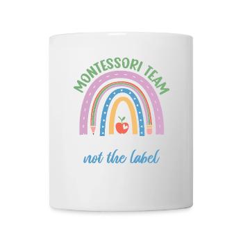 The Montessori team sees the skill, not the - Mug - white - Front