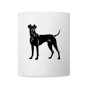 Great Dane Dog - Mug - white - Front