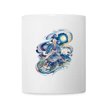 Samurai Ronin mount fuji japanese - Mug - white - Front