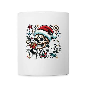 Streetwear Aesthetic Weihnachtsgeist Tattoo Stil - Tasse - Weiß - Vorne