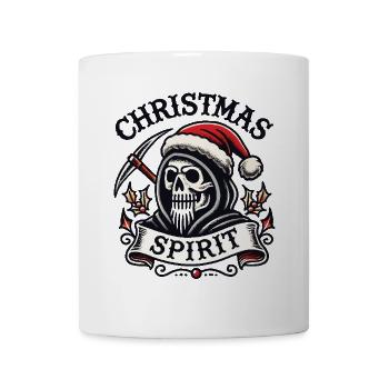 Streetwear Ästhetik Weihnachtsgeist Look - Tasse - Weiß - Vorne