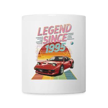Legend Since 1995 Retro Car Art - Mug - white - Front