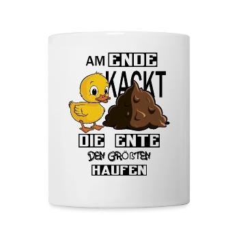 Duck poops ! - Mug - white - Front