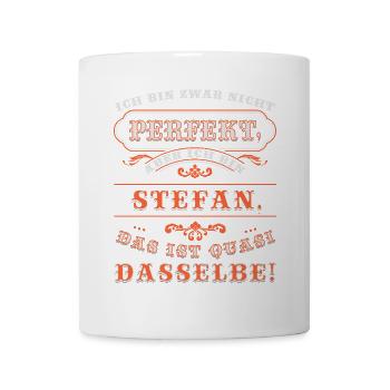 Funny STEFAN for Name Day with Name Name - Mug - white - Front