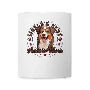 Australian Shepherd Blue Merle Dog Aussie Mom - Mug - white - Front