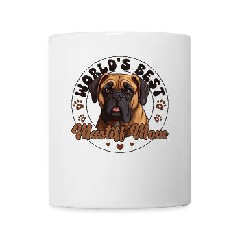 Mastiff Groovy Mastiff Mom - Tasse - Weiß - Vorne