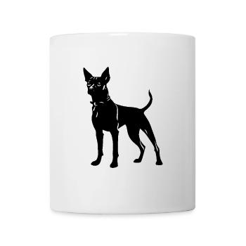 Chien Pinscher - Mug blanc - blanc - Devant