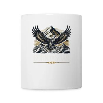 Mountains Nature And Eagle Born To Soar - Mug - white - Front