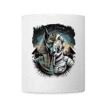 Antiker Astronaut Anubis Futuristische Weltraumgottheit - Tasse - Weiß - Vorne