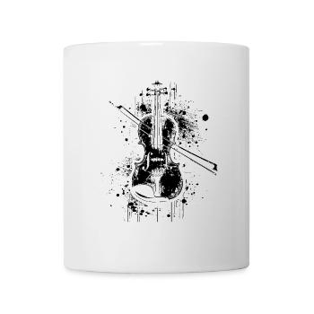 Violin Drawing - Mug - white - Front