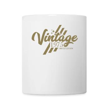 Design rétro vintage anniversaire 1975 - Mug blanc - blanc - Devant