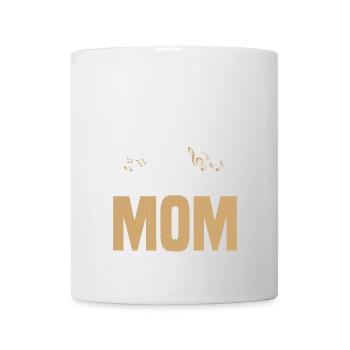 Maman vibraphone folle, fière et toujours bruyante - Mug blanc - blanc - Devant