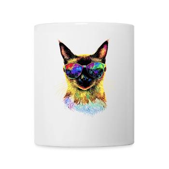 Siamkatze Siam Katze Siamese Cat Siamesen Katzen - Tasse - Weiß - Vorne