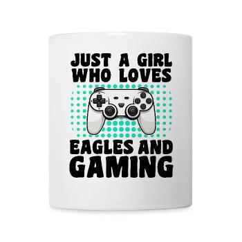 Gamer & Eagles: Videospiele & majestätische Abenteuer - Tasse - Weiß - Vorne
