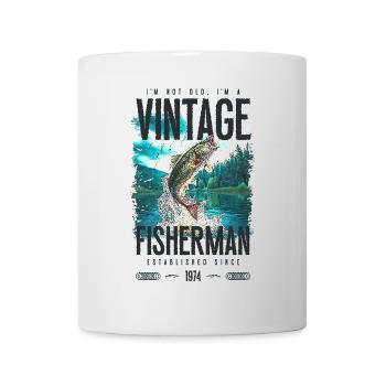 Vintage Trout Fisherman Fishing Birthday 1974 - Mug - white - Front