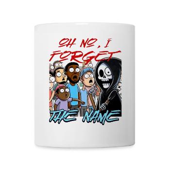 Sensenmann im Meme-Mob - Tasse - Weiß - Vorne