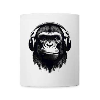 Gorilla, Primat, Affe - Tasse - Weiß - Vorne