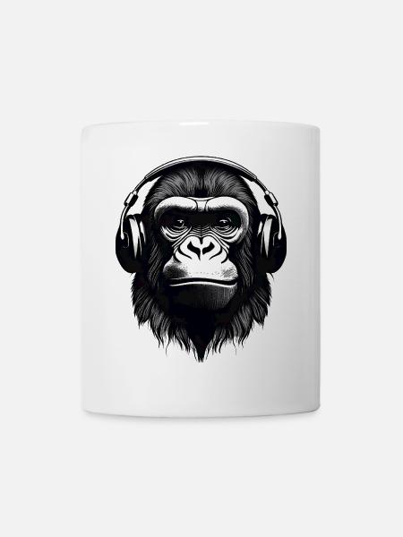 Gorilla, Primat, Affe - Tasse - Weiß