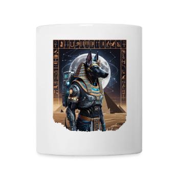 Ancient Anubis Astronaut Sci-Fi Design - Mug - white - Front