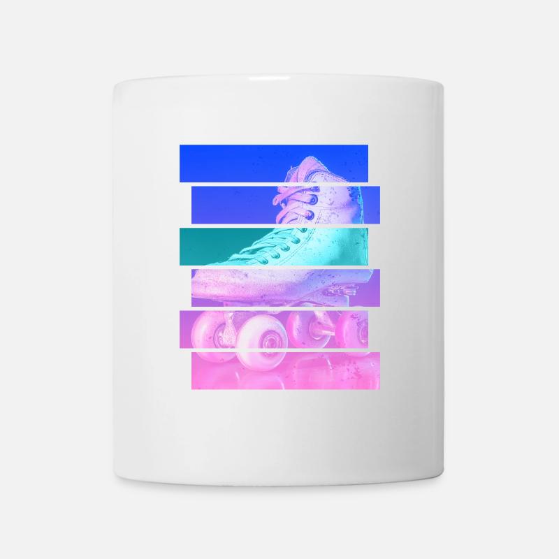 Rollschuh - Tasse - Weiß