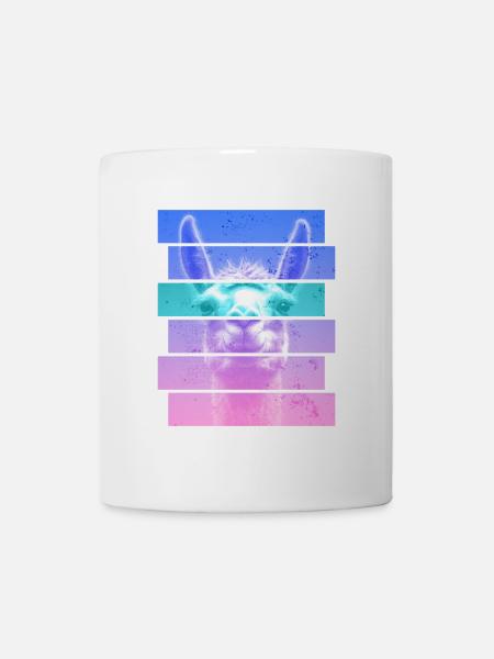 Alpaka - Tasse - Weiß