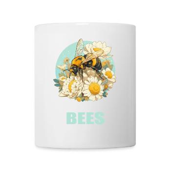 Bienen Biene - Tasse - Weiß - Vorne