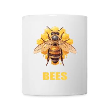 Bienen Biene - Tasse - Weiß - Vorne