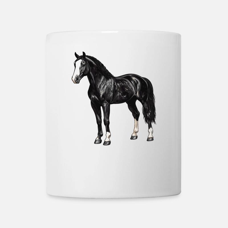 Chevaux Cheval - Mug blanc - blanc