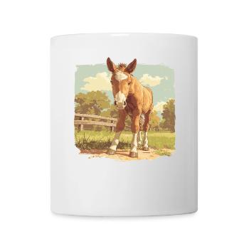 Pferde Pferd - Tasse - Weiß - Vorne