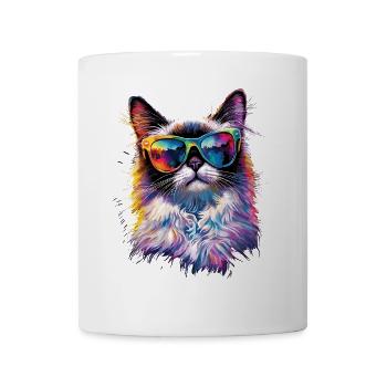 Ragdoll Katze Ragdollkatze Cat Süße Ragdoll Katzen - Tasse - Weiß - Vorne