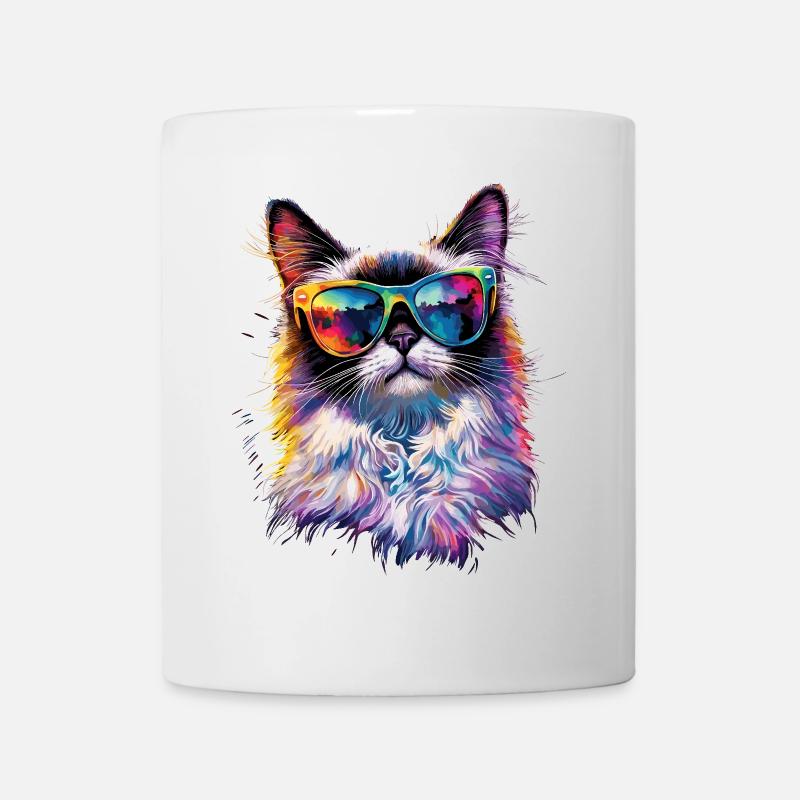 Ragdoll Katze Ragdollkatze Cat Süße Ragdoll Katzen - Tasse - Weiß
