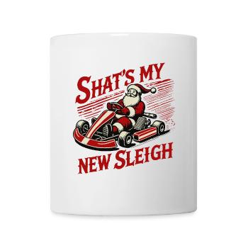Go-Kart Weihnachten lustiger Spruch - Tasse - Weiß - Vorne