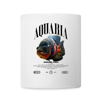 Oscar Fish Changement d’eau Poisson Monstre - Mug blanc - blanc - Devant