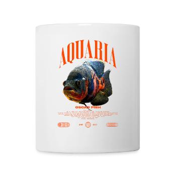 Oscar Fish Changement d’eau Poisson Monstre - Mug blanc - blanc - Devant