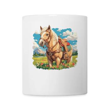Pferde Pferd - Tasse - Weiß - Vorne