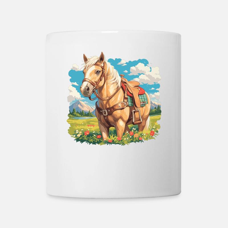 Pferde Pferd - Tasse - Weiß