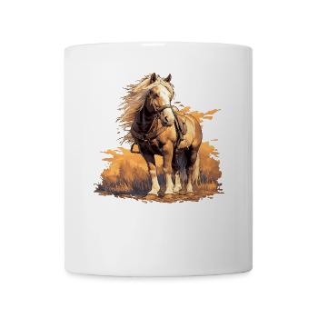 Pferde Pferd - Tasse - Weiß - Vorne
