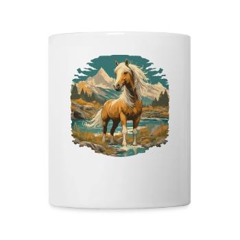 Pferde Pferd - Tasse - Weiß - Vorne