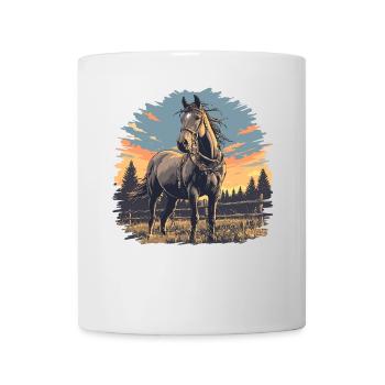 Pferde Pferd - Tasse - Weiß - Vorne