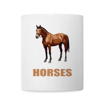 Pferde Pferd - Tasse - Weiß - Vorne
