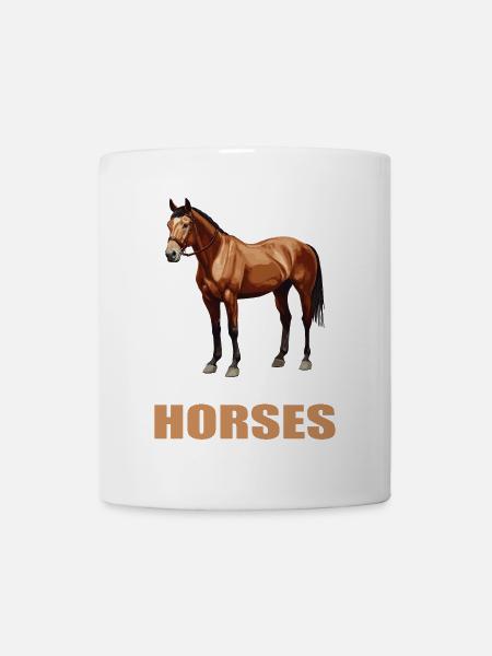 Pferde Pferd - Tasse - Weiß